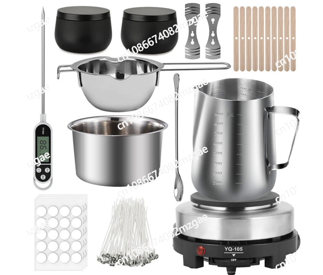 Candle Making Kit For Beginners - キャンドルツールキット キャンドル製作フルセットツール DIYアロマセラピーワックス用品キット