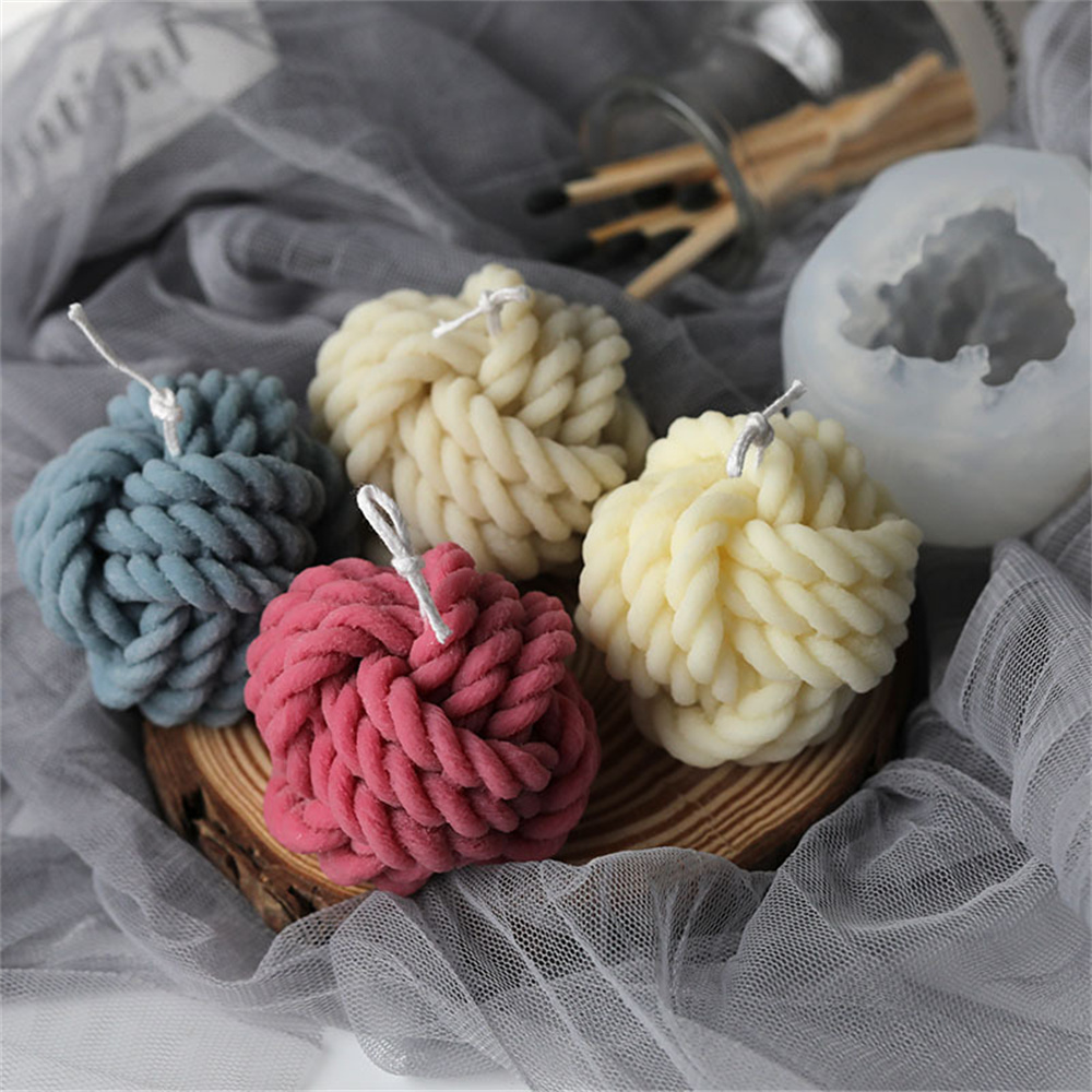 1PC ウールボールキャンドルモールドアイスブロックモールド - Candle Making Yarn のレビューと価格
