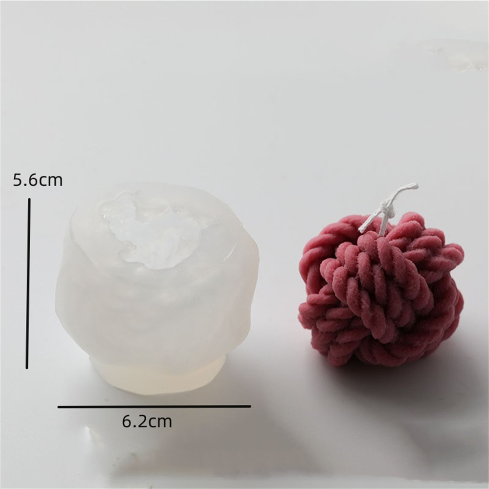 1PC ウールボールキャンドルモールドアイスブロックモールド - Candle Making Yarn のレビューと価格
