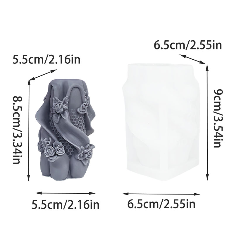 森の風合いを模した花のハニカムテクスチャスパイラル不規則形状 - Candle Making Vinings のレビューと価格