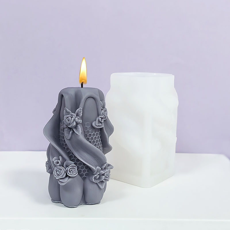 森の風合いを模した花のハニカムテクスチャスパイラル不規則形状 - Candle Making Vinings のレビューと価格