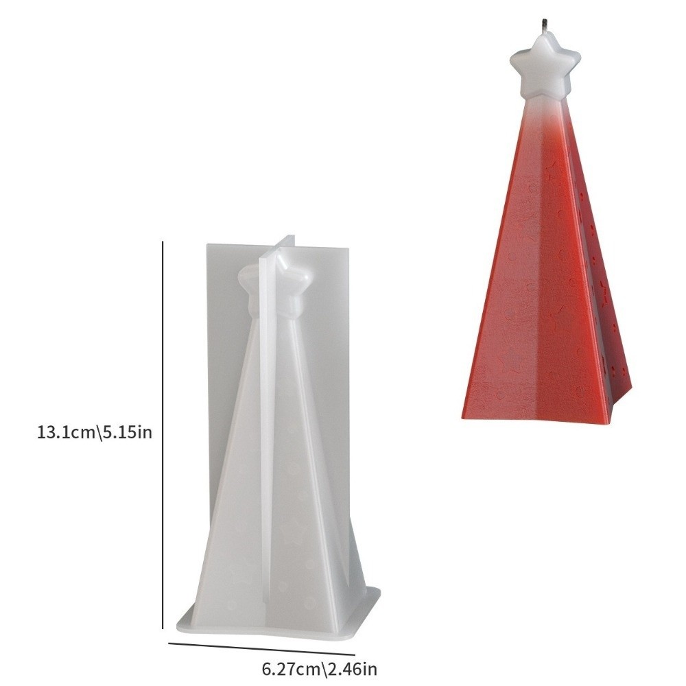 新しいシリコーンクリスマスコーンキャンドルモールドエポキシ樹 - Candle Making Kit Xmas のレビューと価格