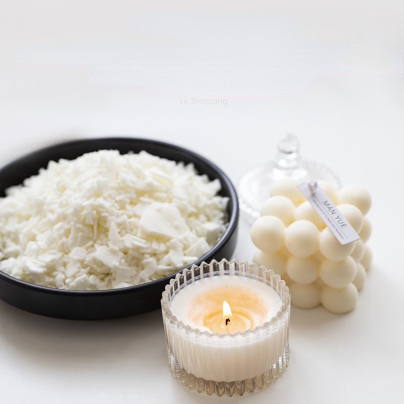 アロマテラピー用の純粋な天然大豆ワックス,製造用の手作りワッ - Candle Making Material のレビューと価格