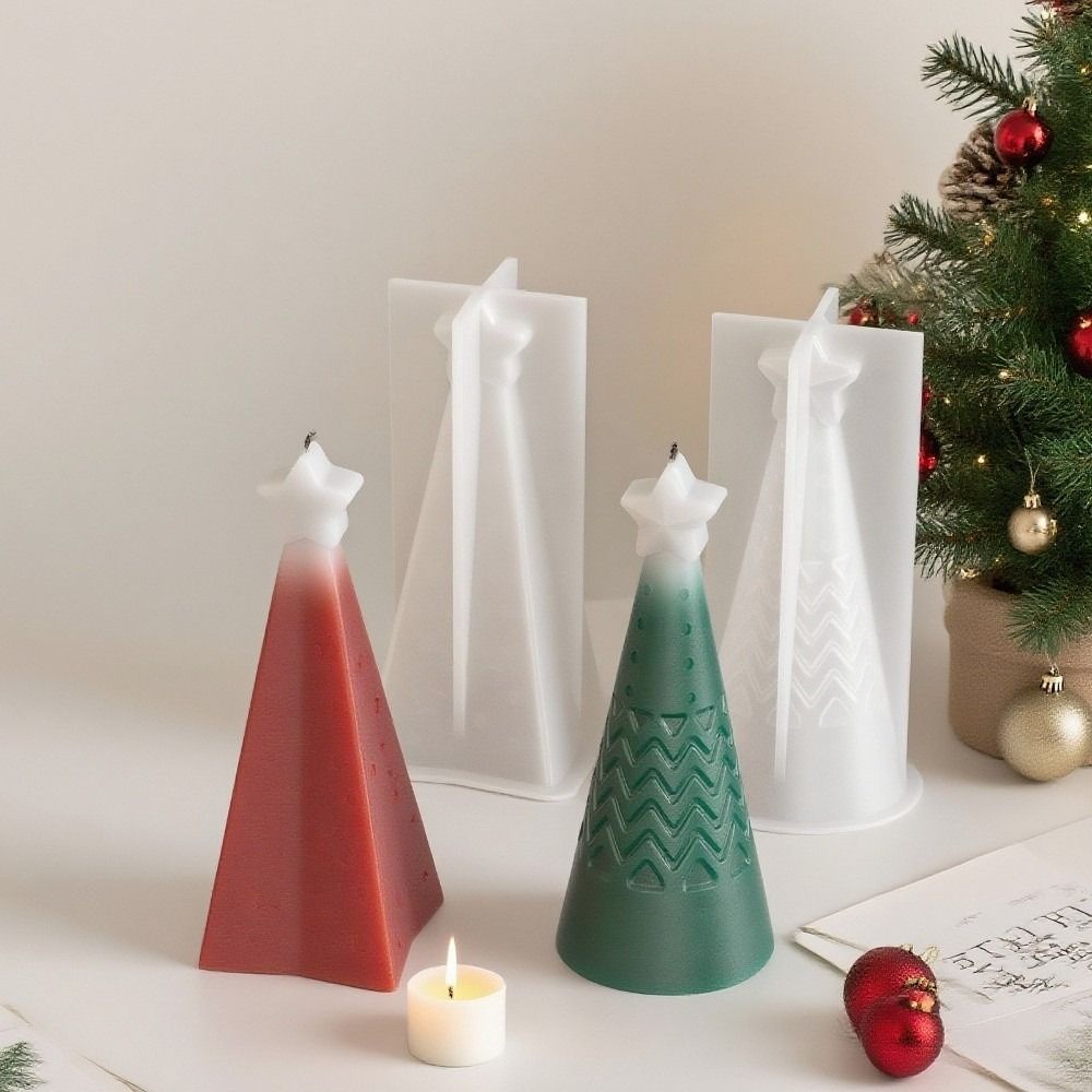 シリコーンクリスマスコーンキャンドルモールドクリスタルエポキ - Candle Making Kit Xmas のレビューと価格