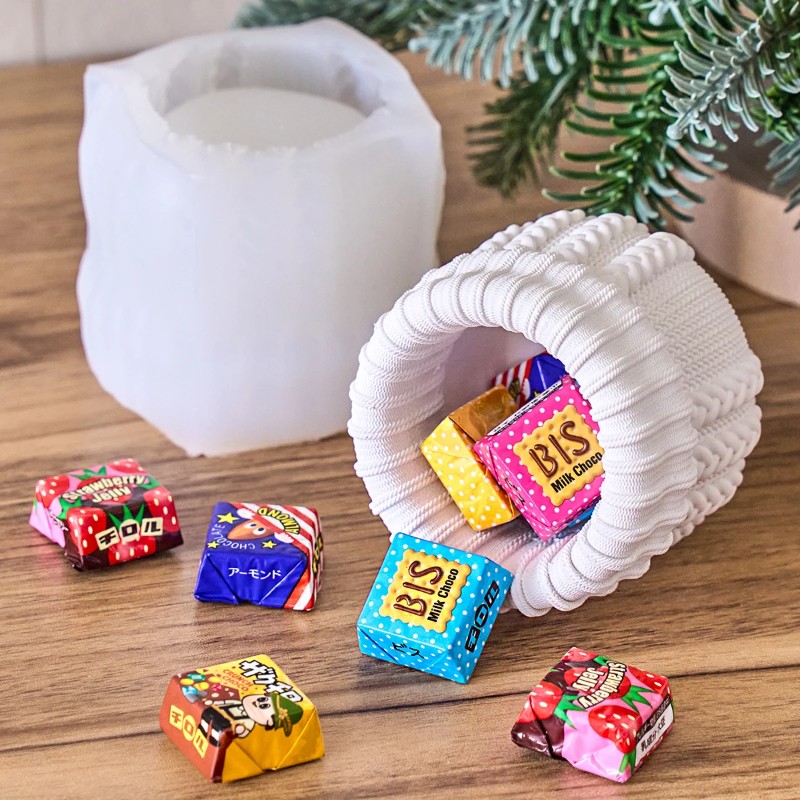 ニット糸キャンドルジャー用シリコンモールド DIY クリスマ - Candle Making Yarn のレビューと価格
