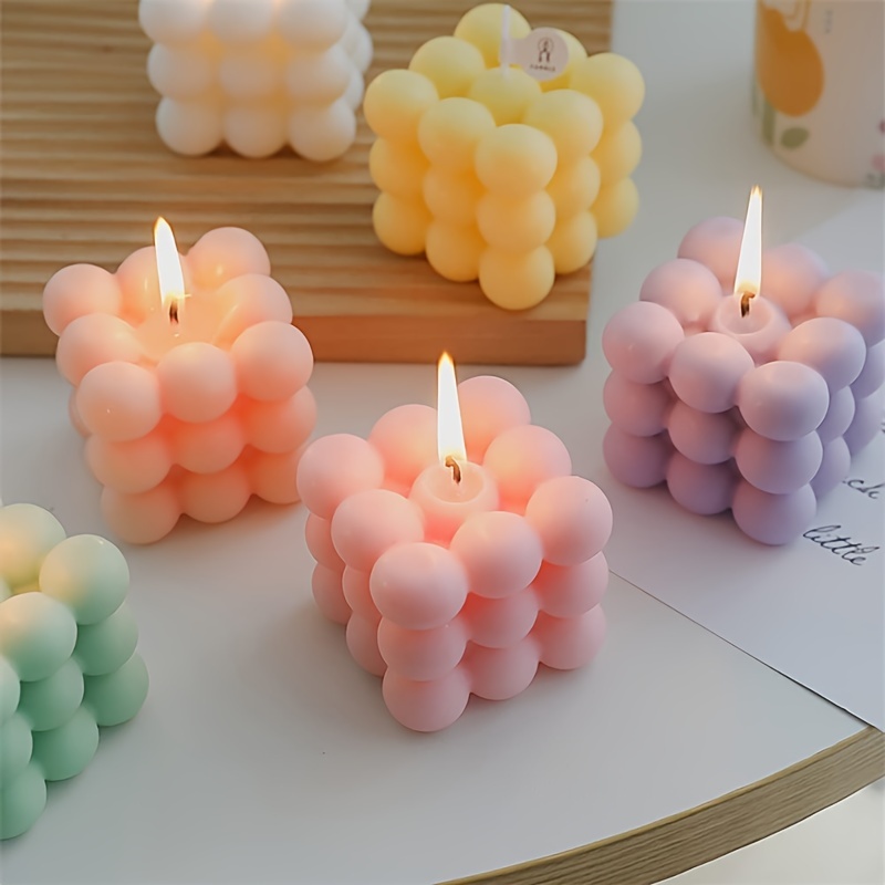 6個入りシリコンキャンドル型セット、キャンドル作り用、毛糸玉 - Candle Making Yarn のレビューと価格