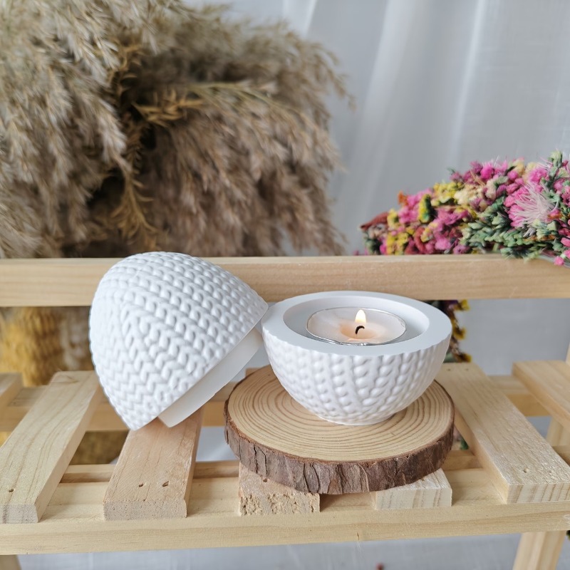 DIY 編み物用糸卵型オーバルシリコンモールド、樹脂キャンド - Candle Making Yarn のレビューと価格