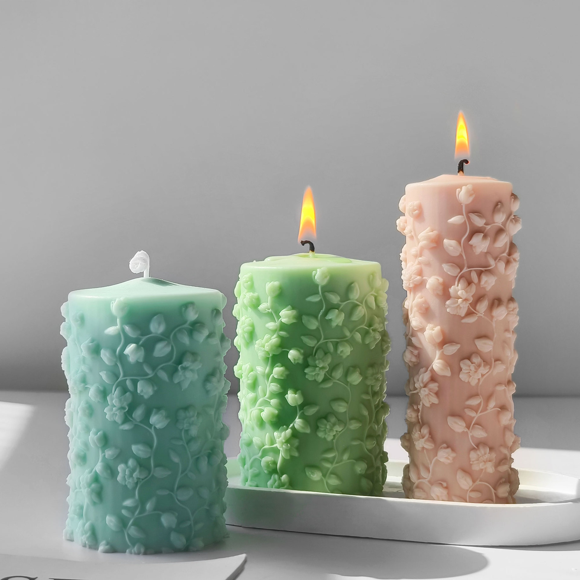 3D円筒形のつる型,日曜大工のアロマキャンドル,石膏,手作り - Candle Making Vinings のレビューと価格