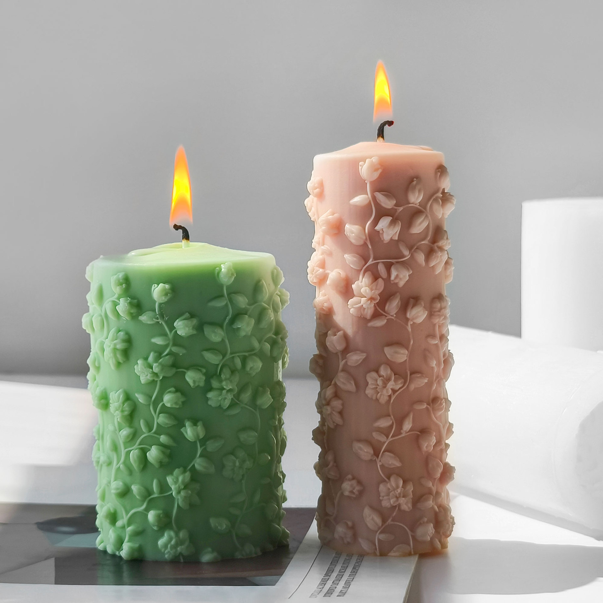 3D円筒形のつる型,日曜大工のアロマキャンドル,石膏,手作り - Candle Making Vinings のレビューと価格
