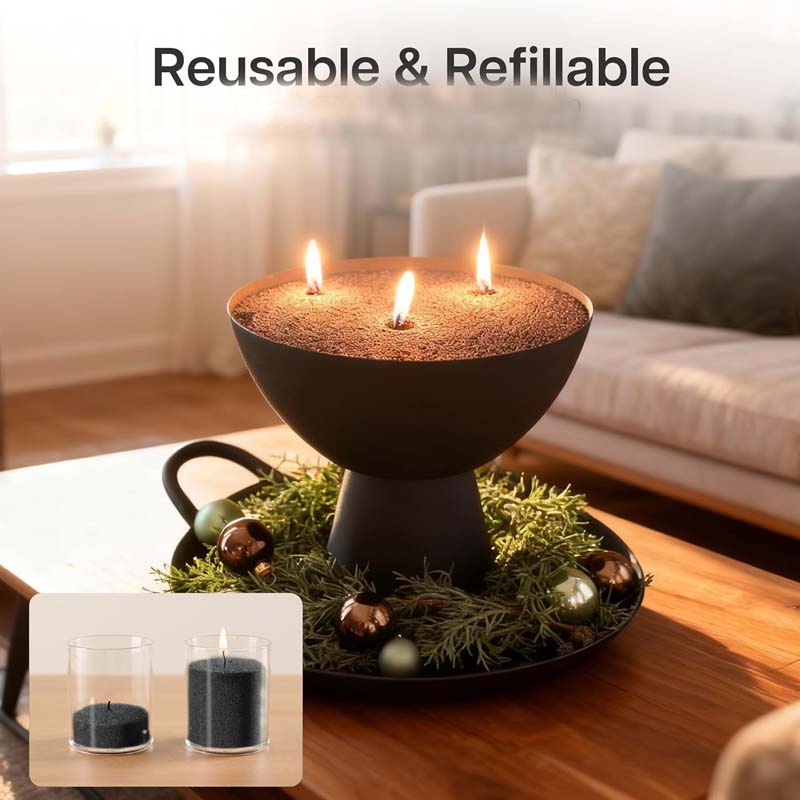 黒色のキャンドルサンド（芯付き）、200g、10個の芯付きパ - Candle Making Material のレビューと価格