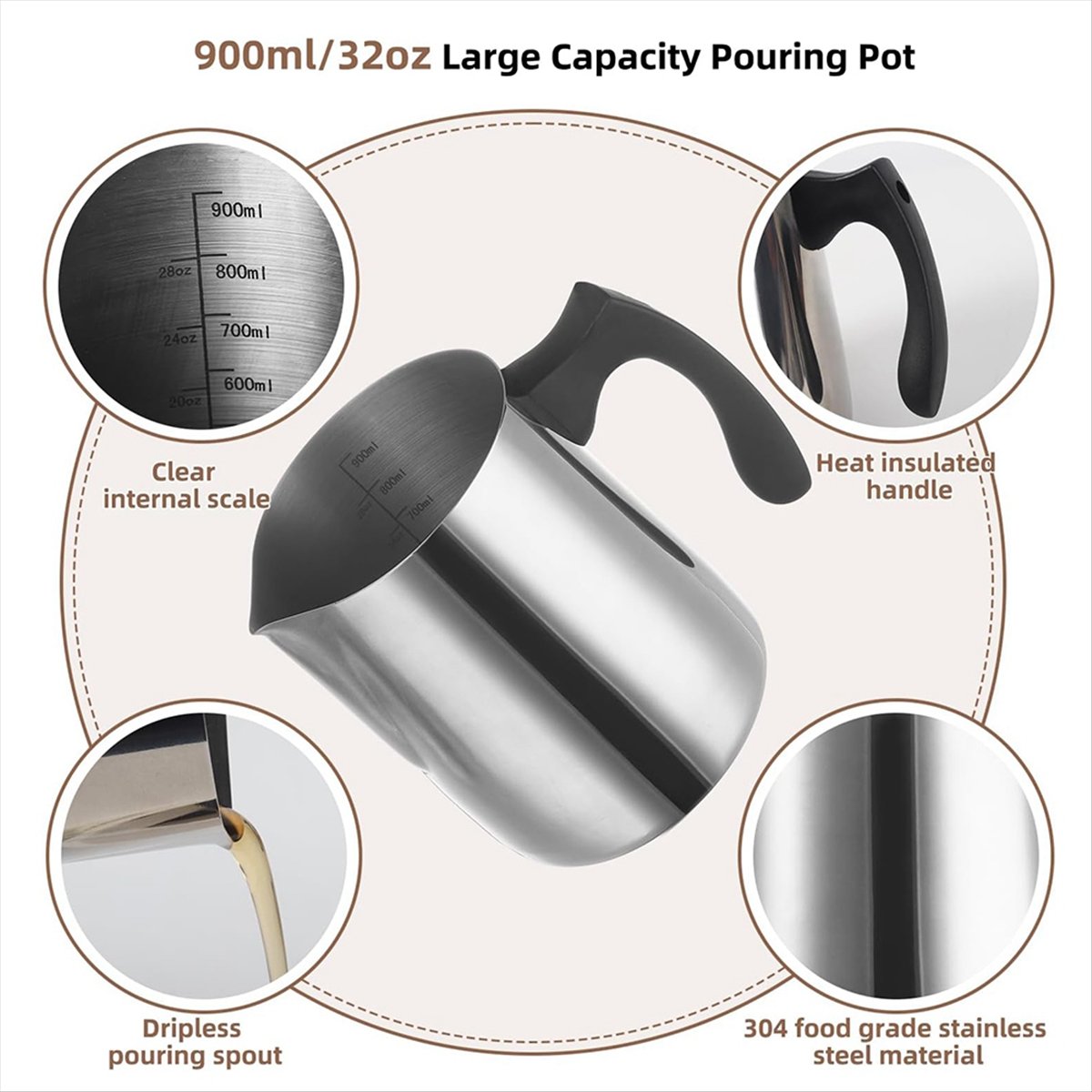 キャンドル作りキット、初心者向け、900ml注ぎ口付きポット - Candle Making Kit For Beginners のレビューと価格
