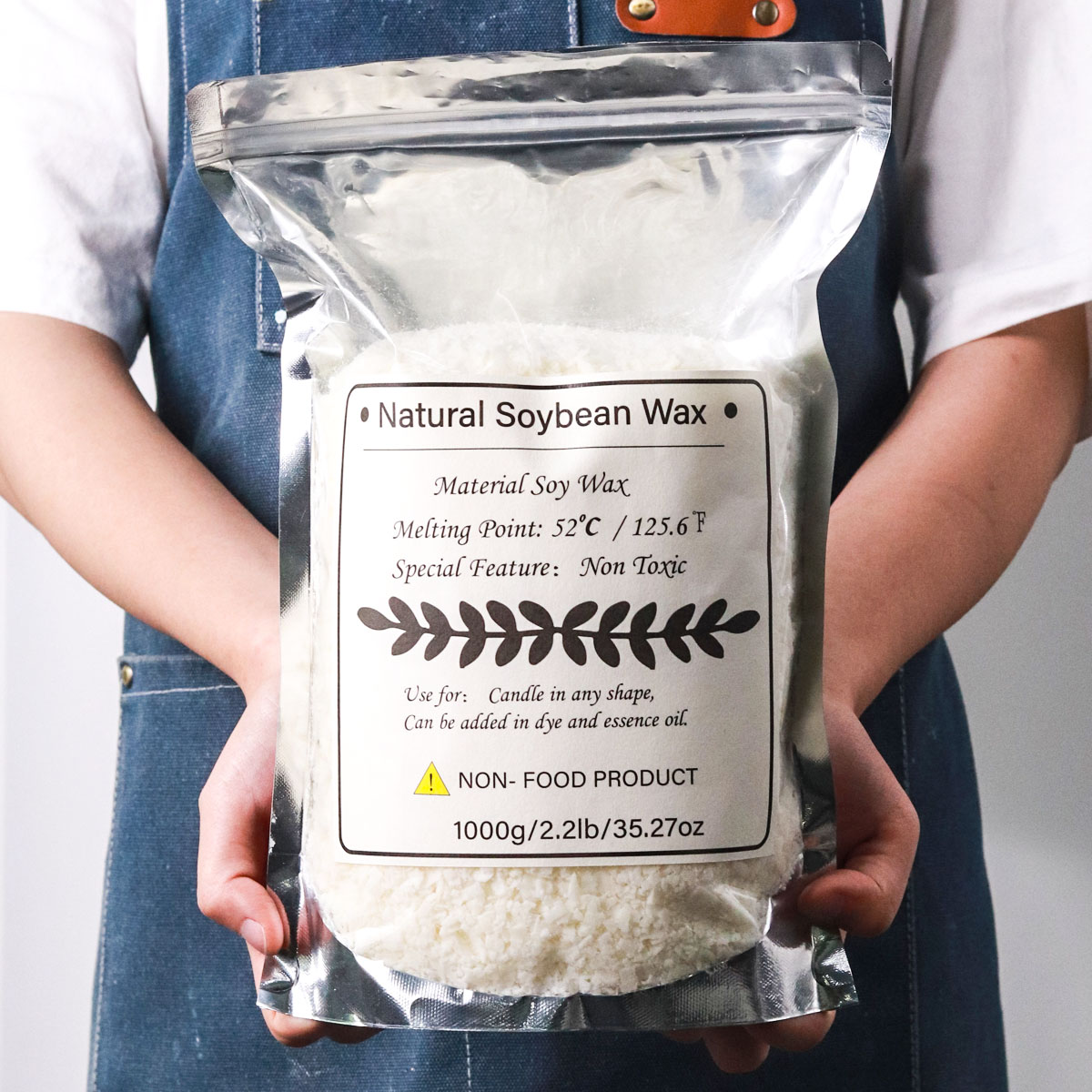 1 キロ天然大豆ワックス粒状香りキャンドル材料 100% 無 - Candle Making Material のレビューと価格